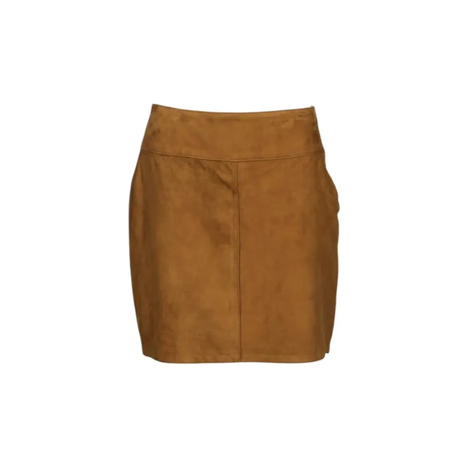 Oakwood Noce 65202 jupe cognac cuir chèvre