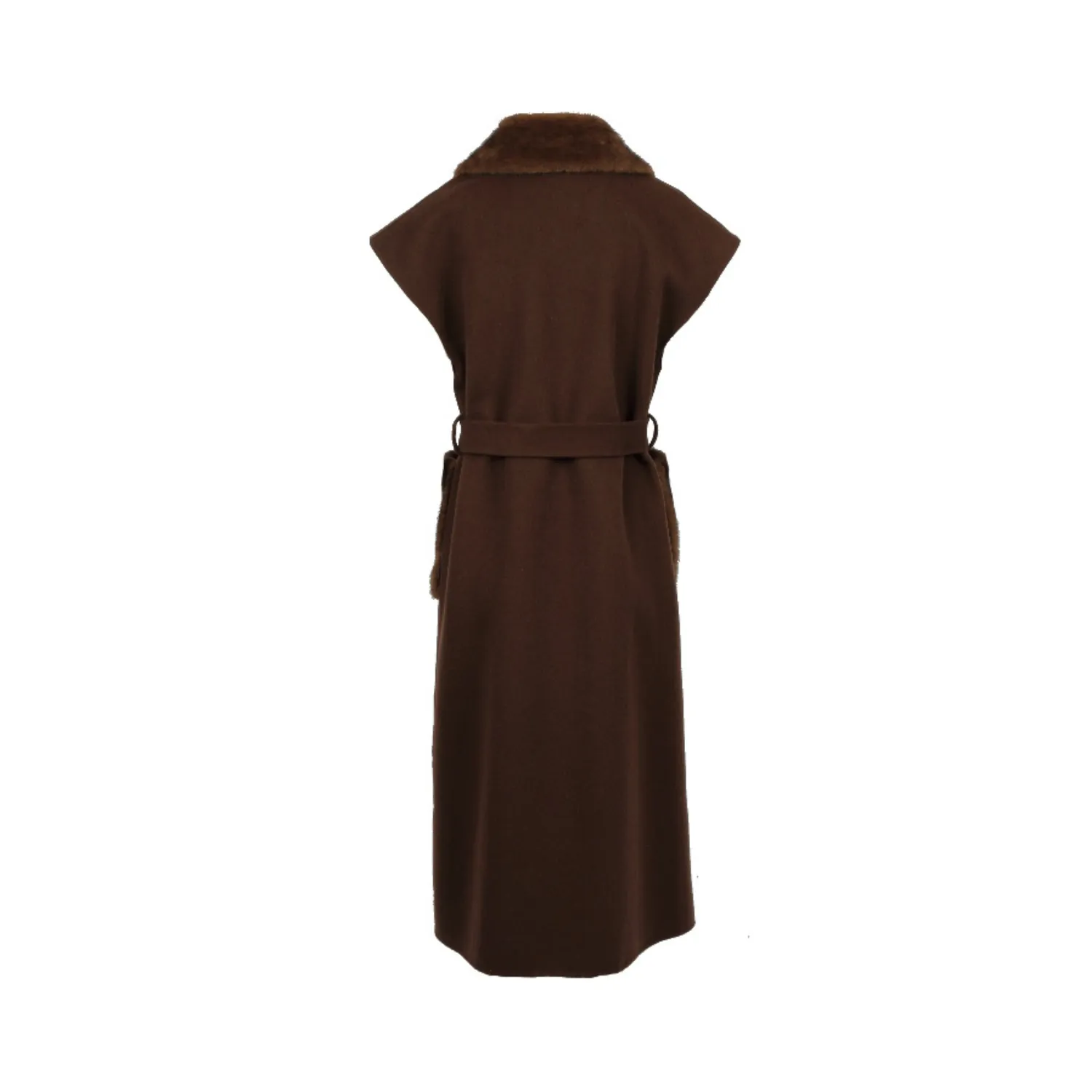 Oakwood Emmy 65353 manteau sans manches choco laine