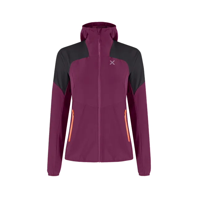 Montura Rise Hooded Jacket veste randonnee noire UPF 50+