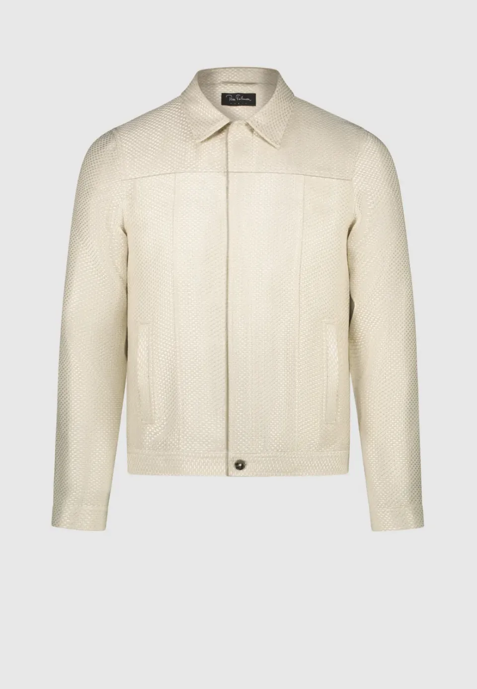 Pierre Talamon Trucker blouson beige toile