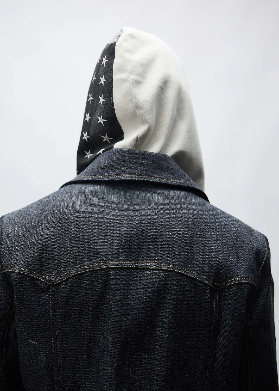 Paolo Leduc Lost Flag capuche blanc vintage coton