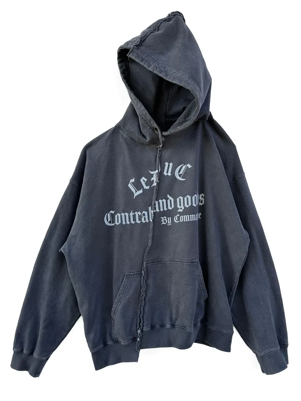 Paolo Leduc El Santo sweat capuche noir oversize