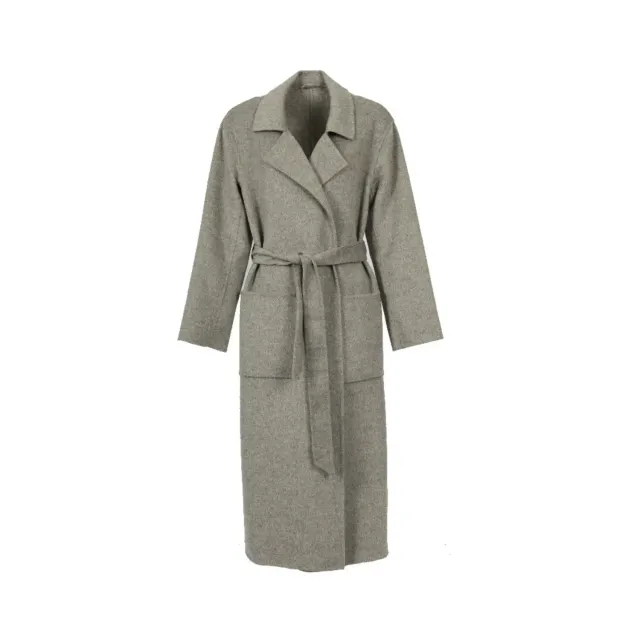 Oakwood Allegoria 64303 manteau laine gris ceinture