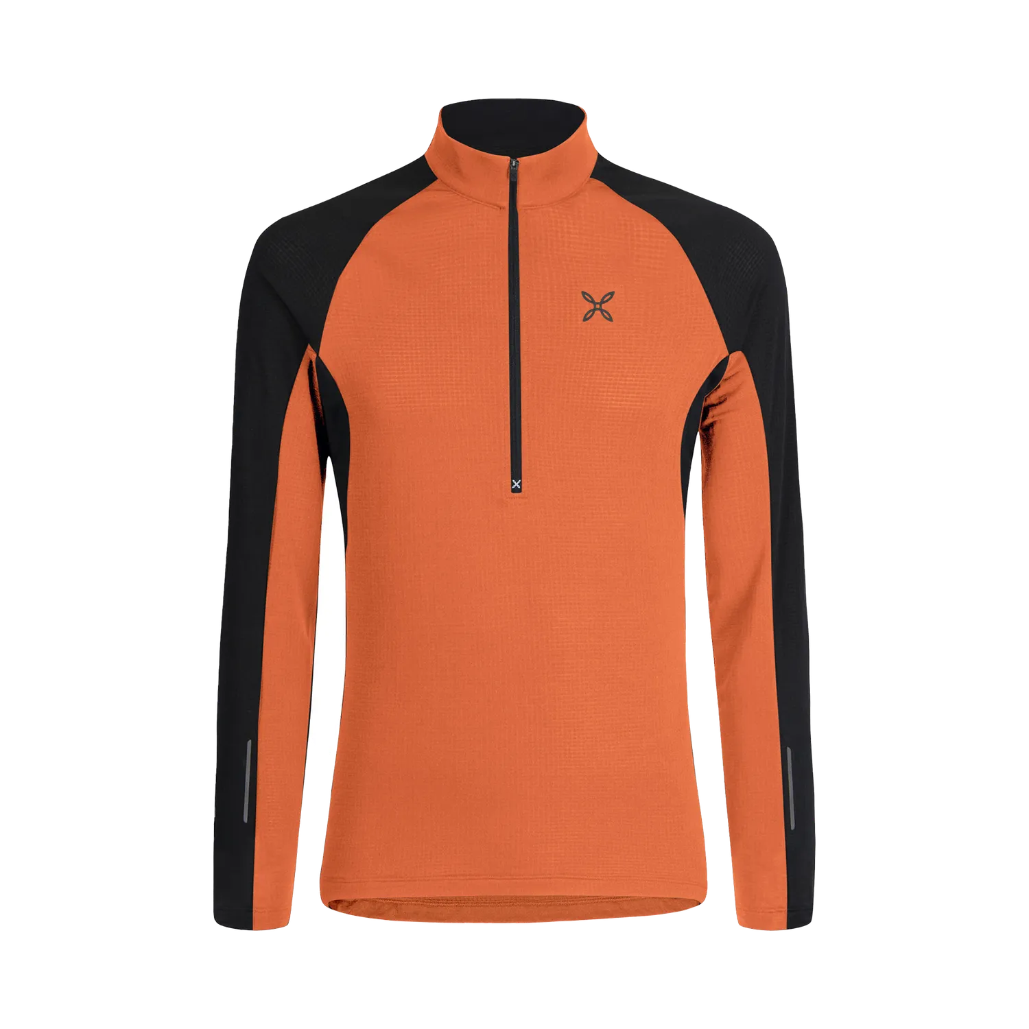 Montura Run Soft Zip pull trail orange respirant Polartec