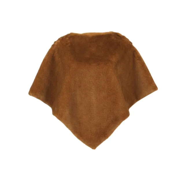 Oakwood Megève 65294 poncho fausse fourrure fauve
