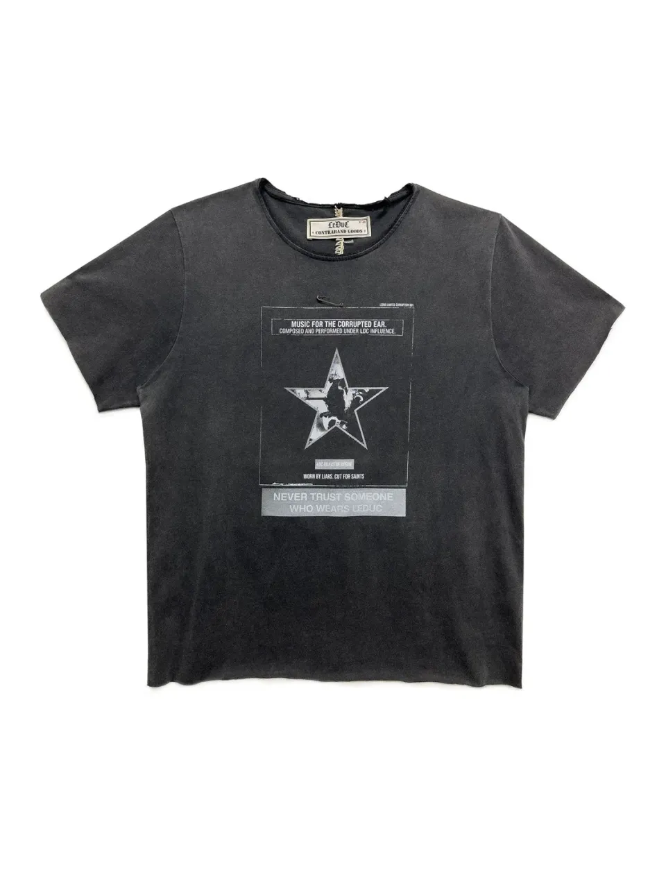 Paolo Leduc LDC Manifesto t-shirt noir coton bio