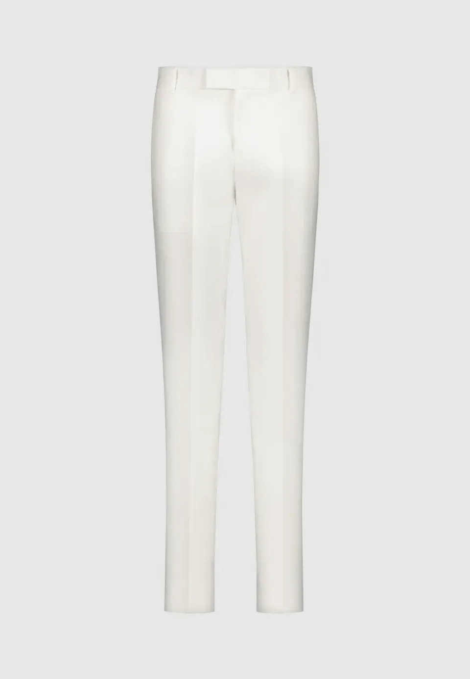 Pierre Talamon pantalon lin blanc homme