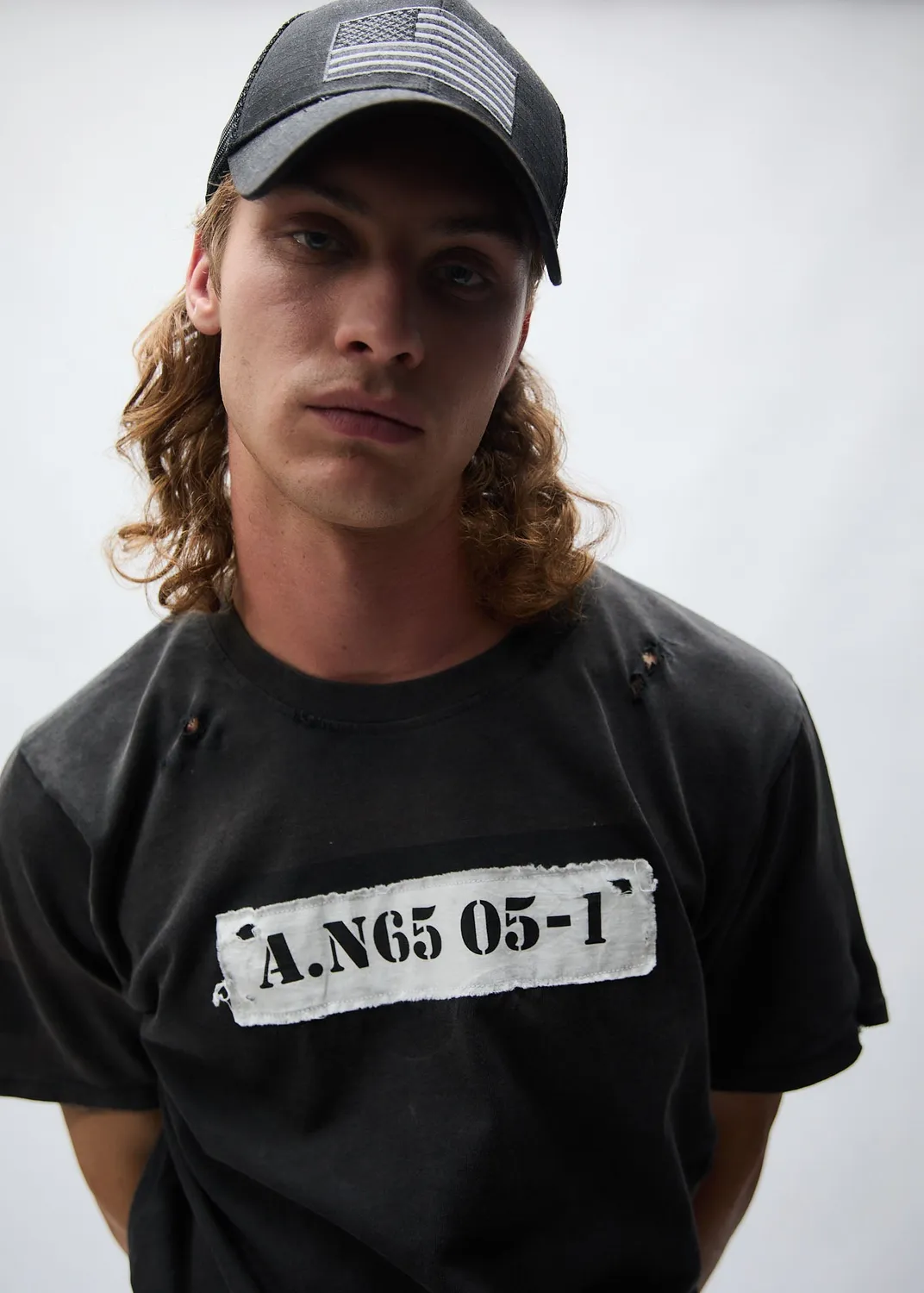 Paolo Leduc A.n65 t-shirt noir vintage coton bio