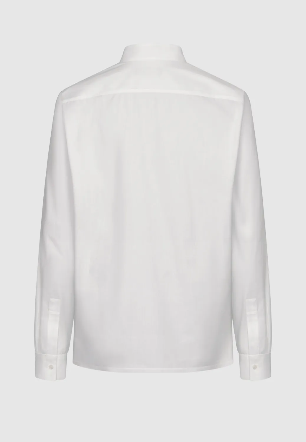 Pierre Talamon col tulipe popeline chemise blanche