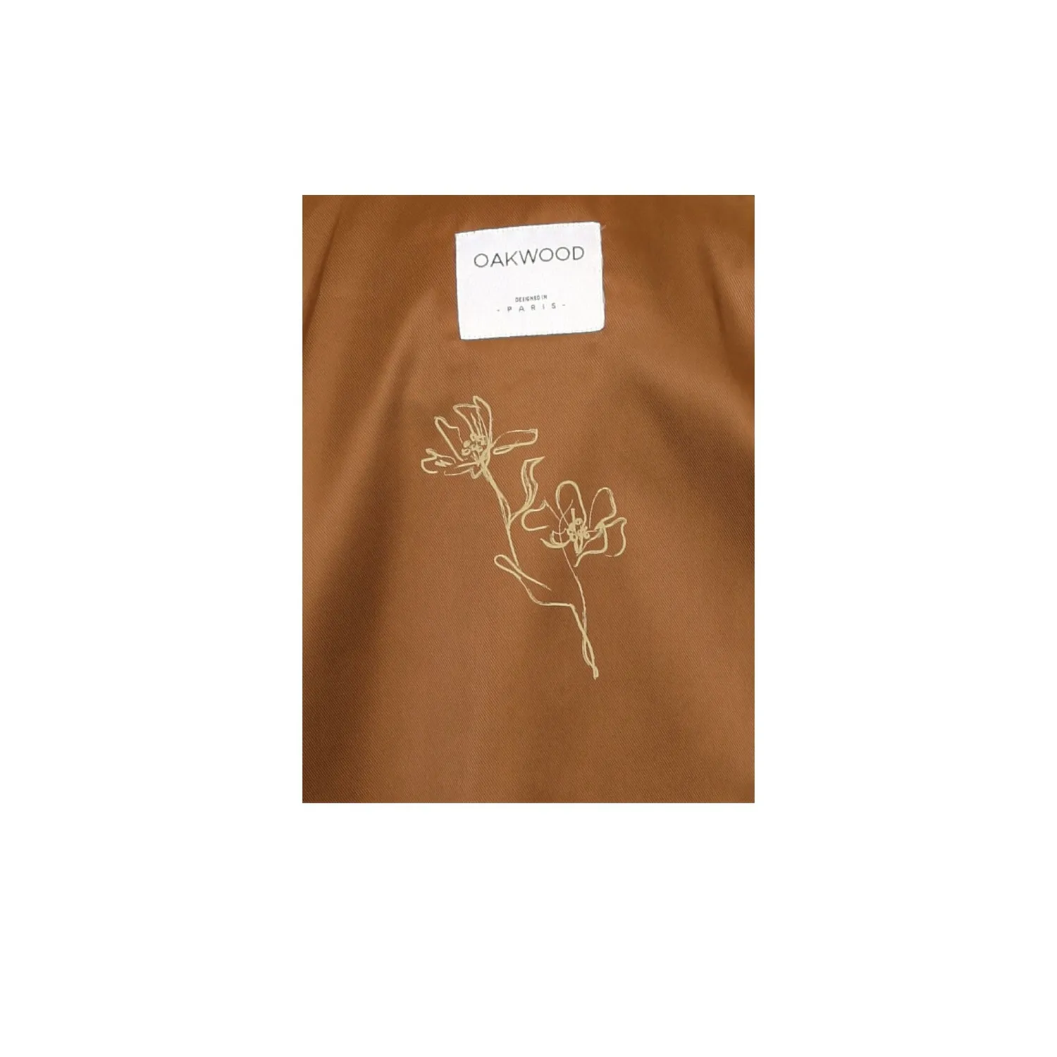Oakwood Houston 65270 veste cuir velours marron clair