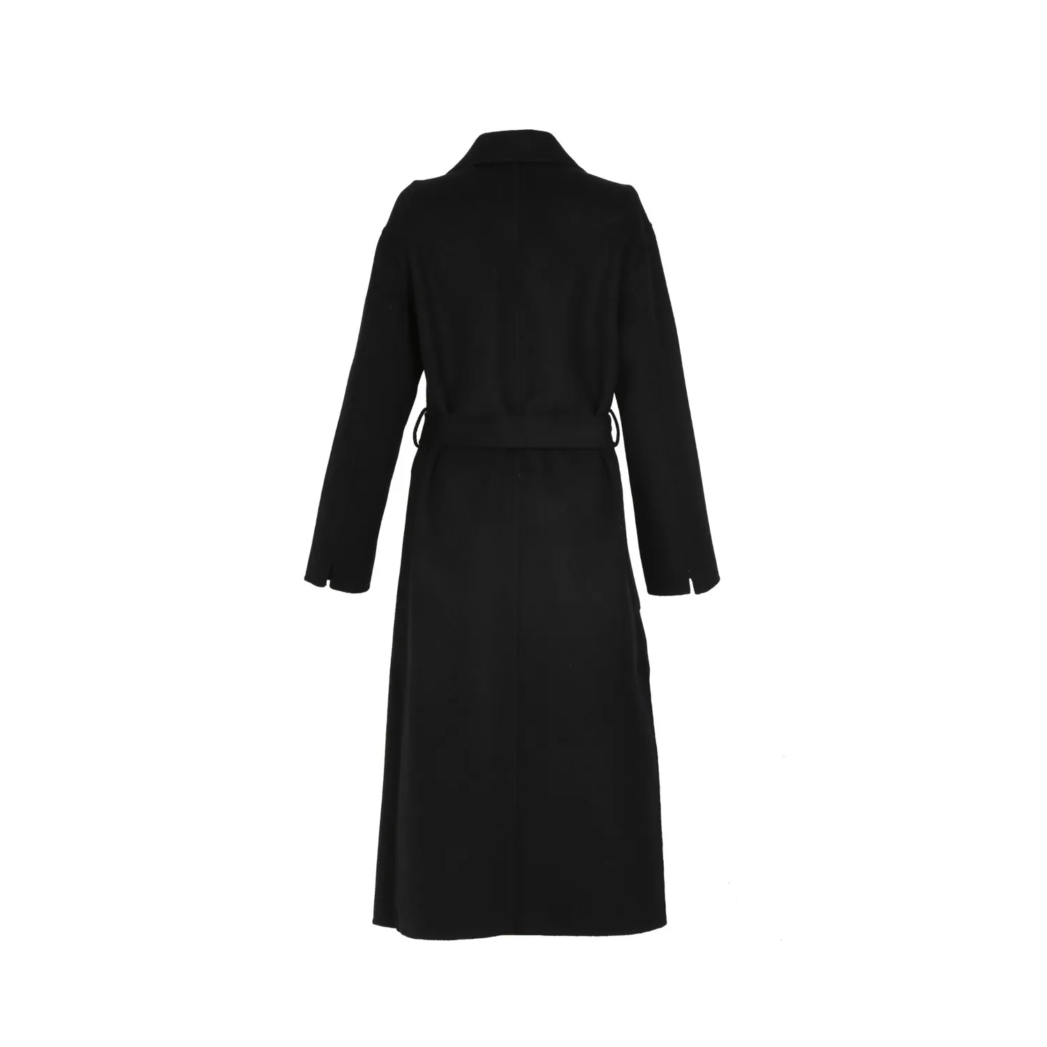 Oakwood Allegoria 64303 manteau laine noir à ceinture