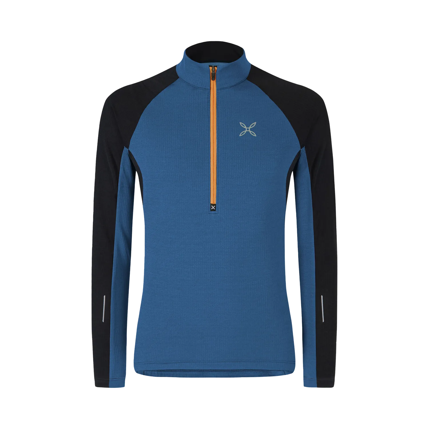Montura Run Soft Zip pull trail orange respirant Polartec