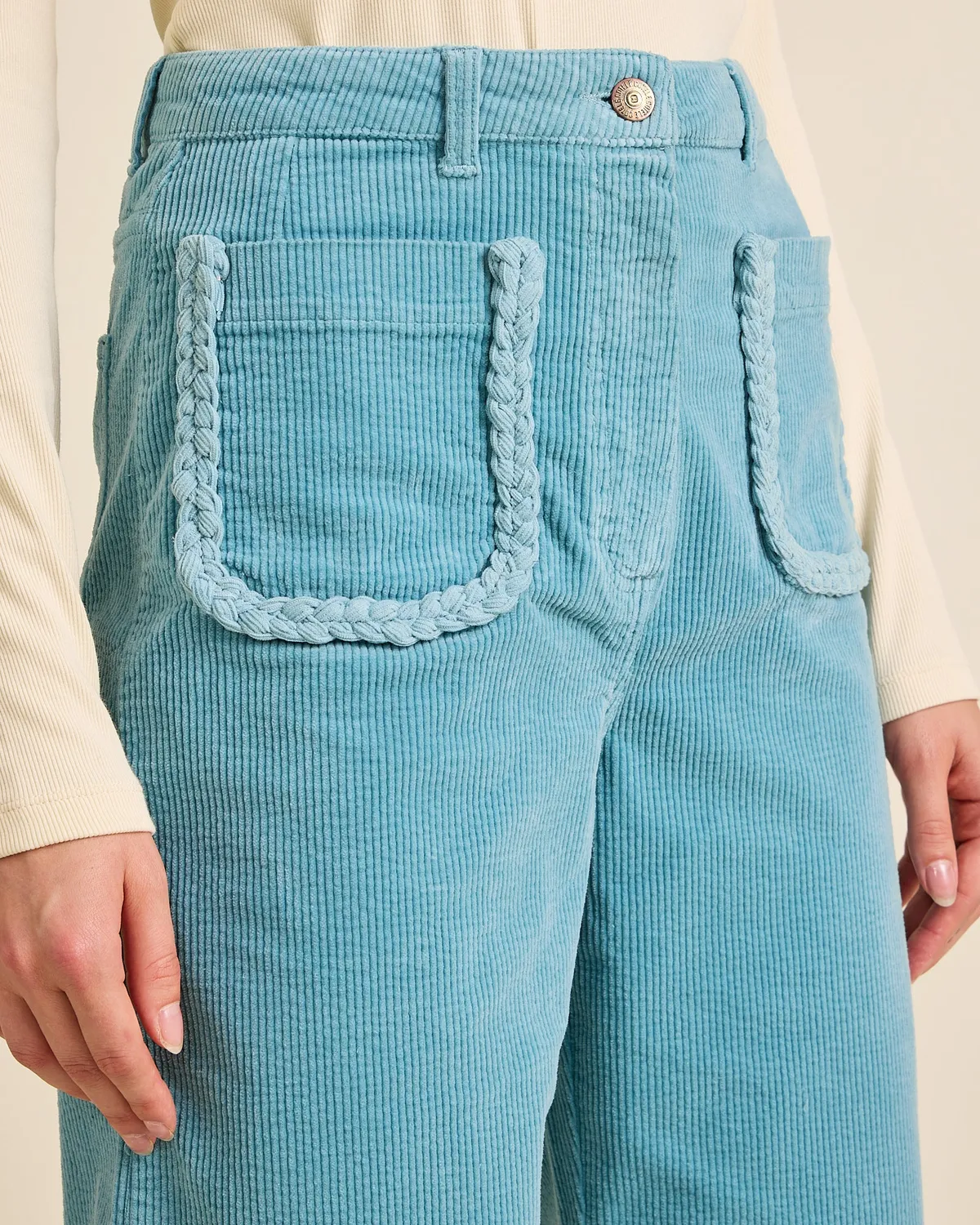 Cotelé Paris Daisy veste courte prune velours