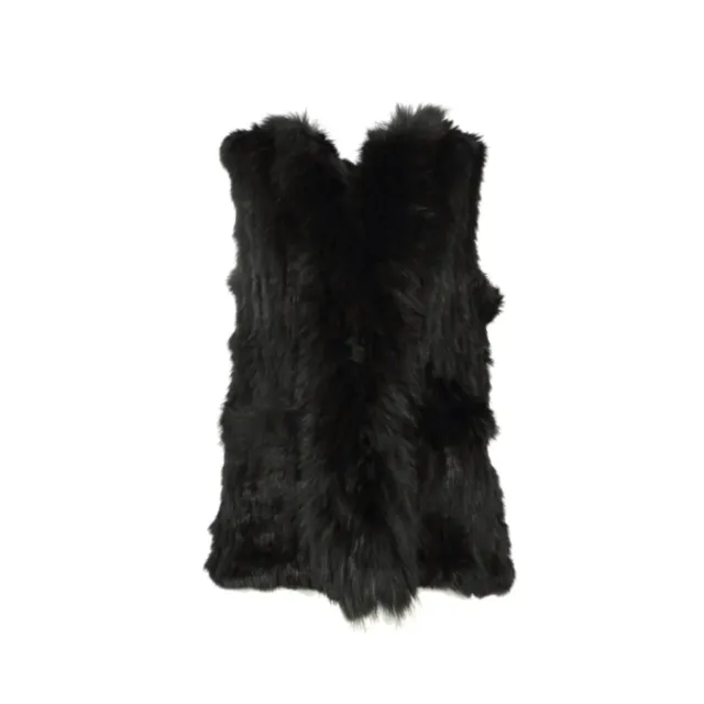 Oakwood Maliha 64900 gilet noir fourrure véritable