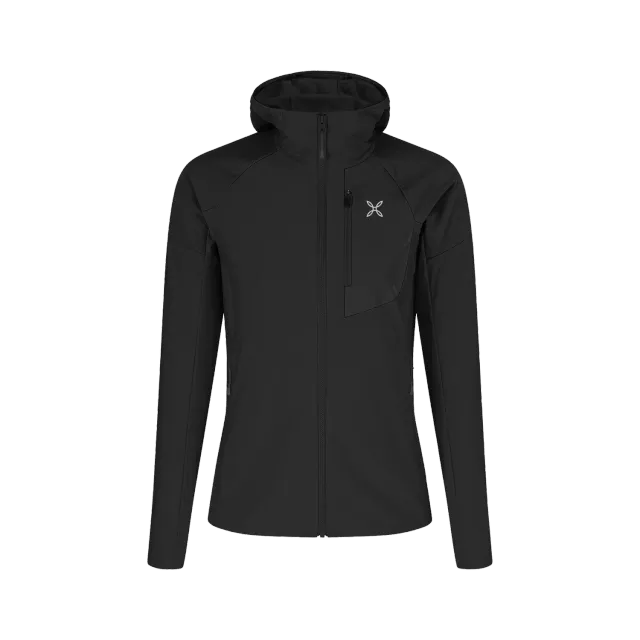 Montura Spitze Hooded polaire femme moutarde respirante
