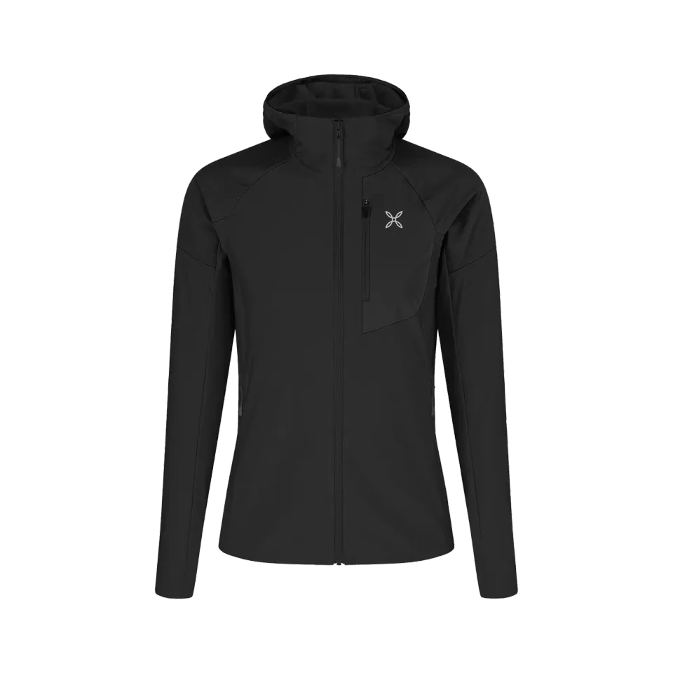Montura Spitze Hooded polaire femme moutarde respirante