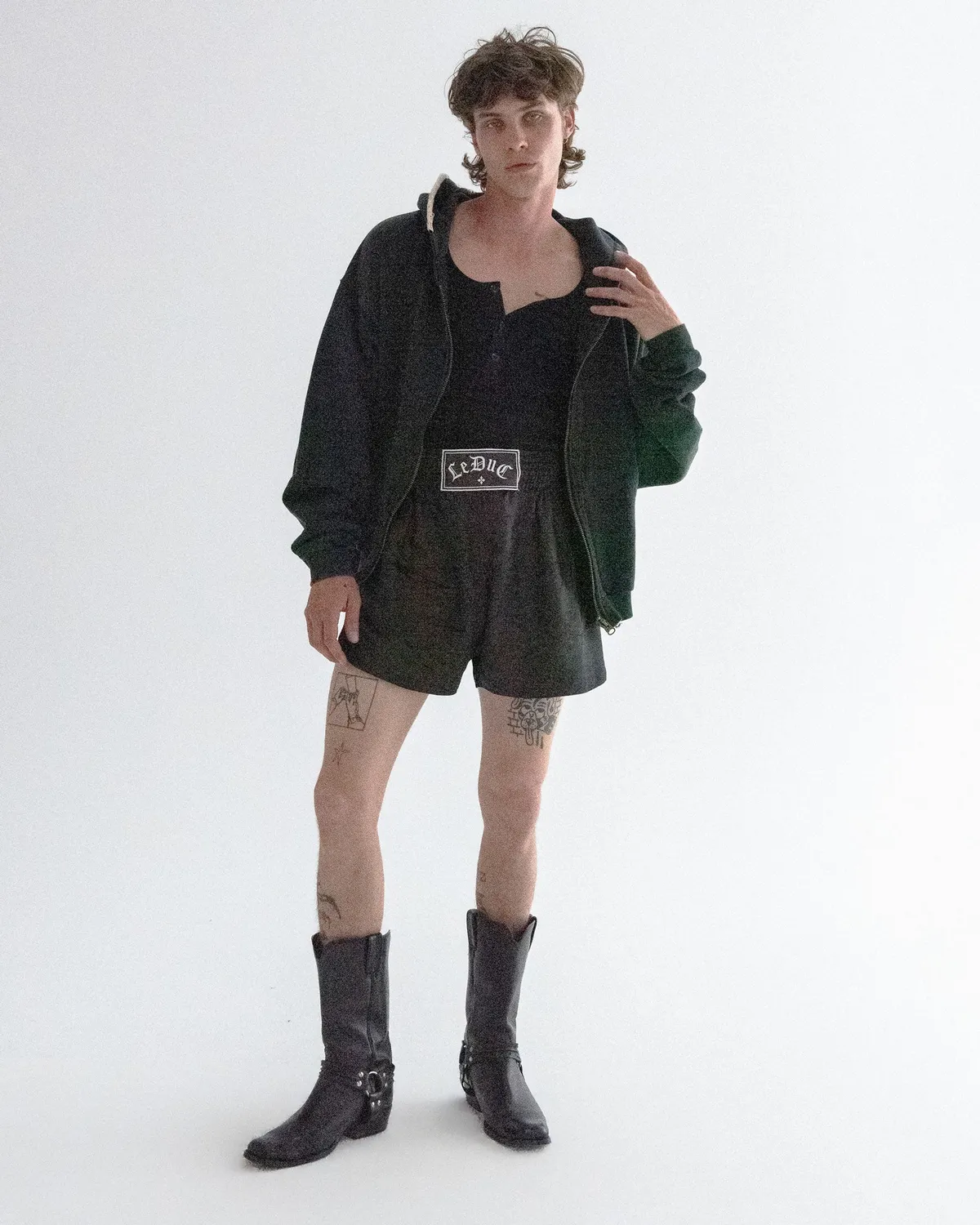 Paolo Leduc Button Pusher débardeur coton noir