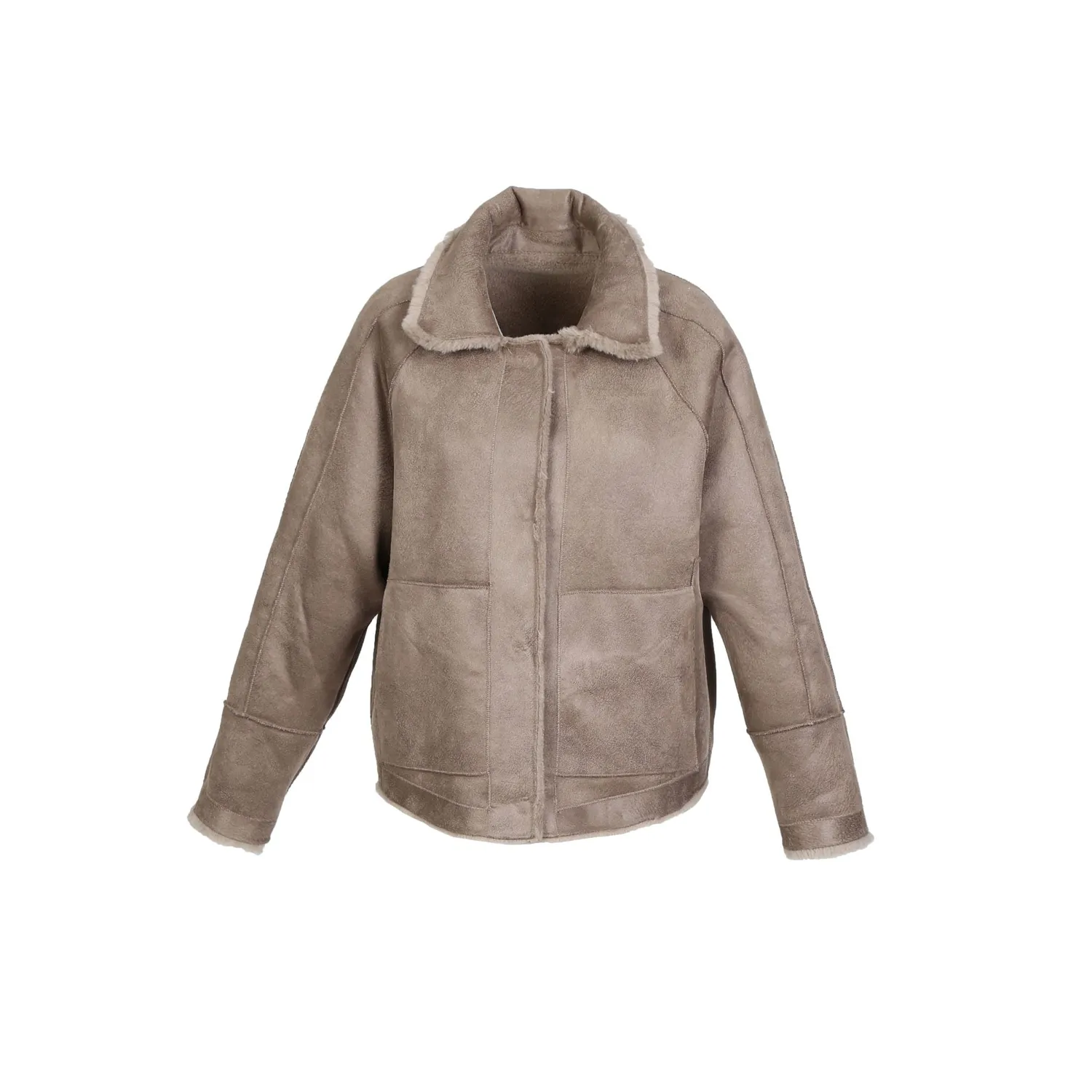 Oakwood Helen 63748 veste réversible taupe laine