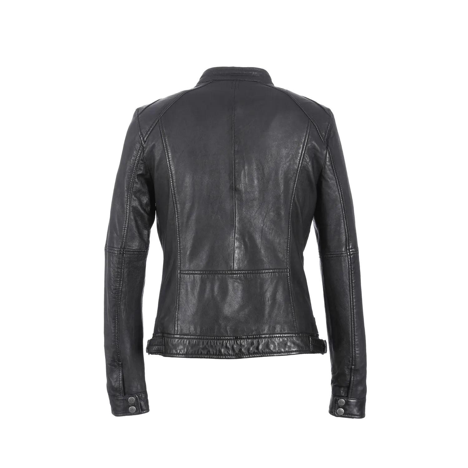 Oakwood Casey 60901 blouson cuir homme noir coupe slim
