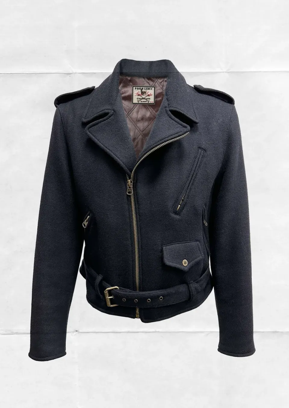 Paolo Leduc Perfecto Leduc veste laine aigle brodé