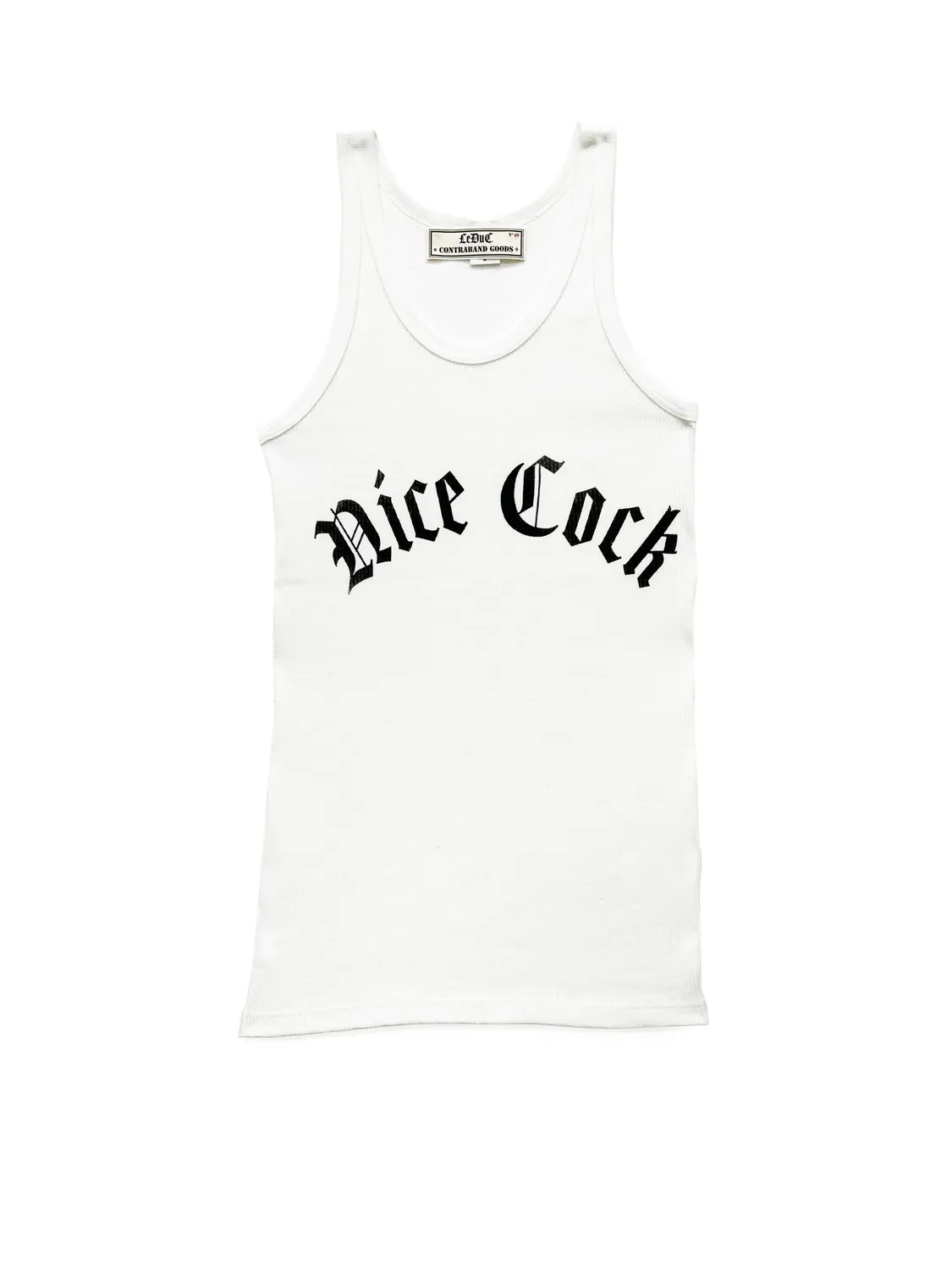Paolo Leduc Nice Cock débardeur coton blanc