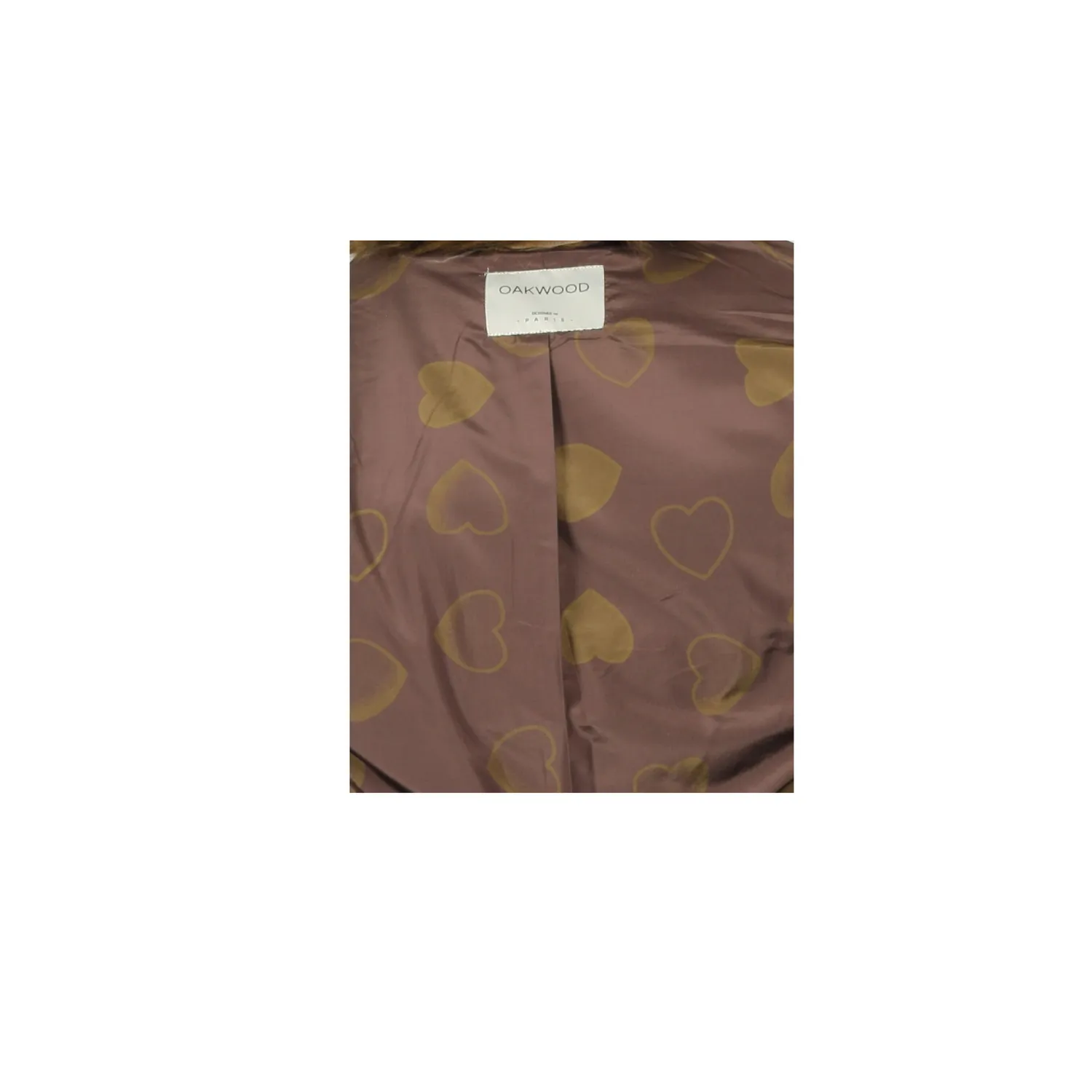 Oakwood Stacy 65304 veste bronze fausse fourrure
