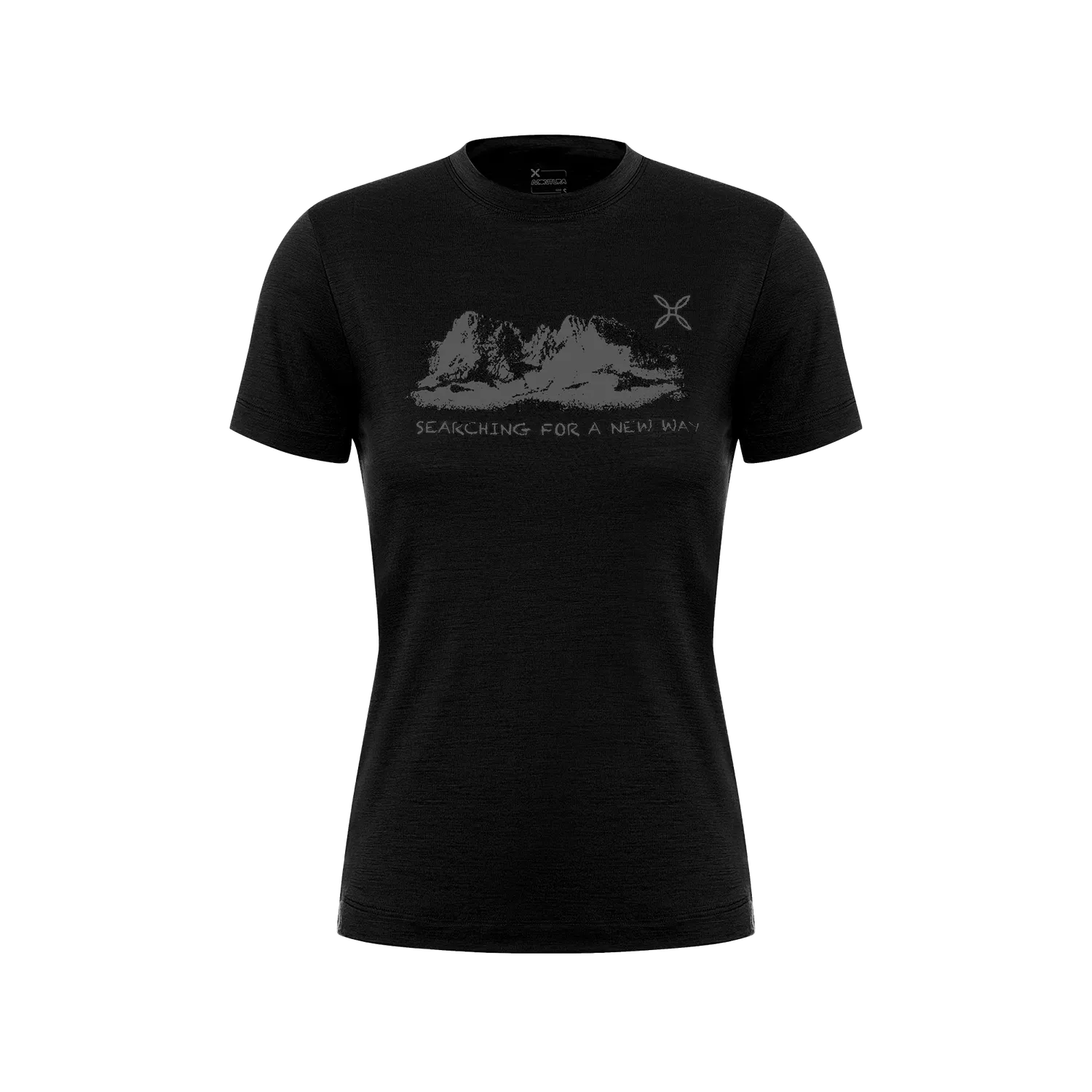 Montura Peaks Merino t-shirt femme mustard
