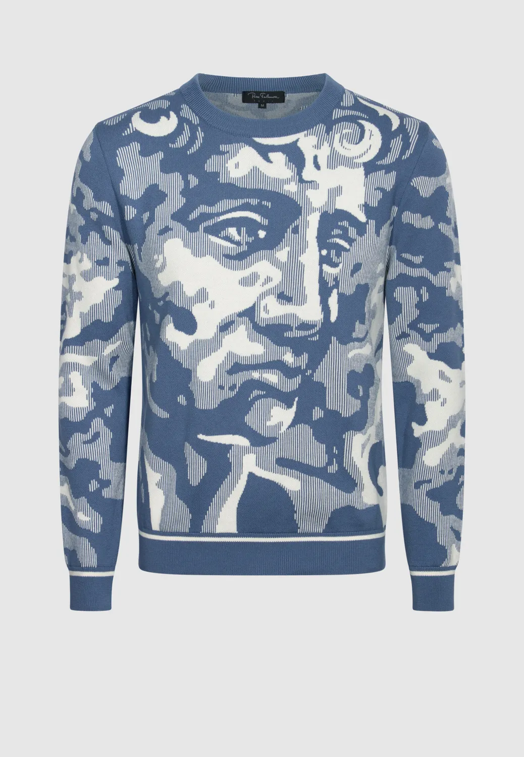 Pierre Talamon Figure Antique pull jacquard coton