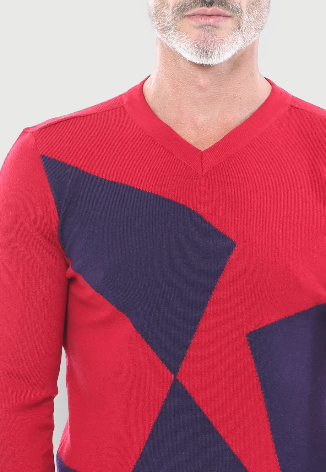Pierre Talamon Brook pull rouge