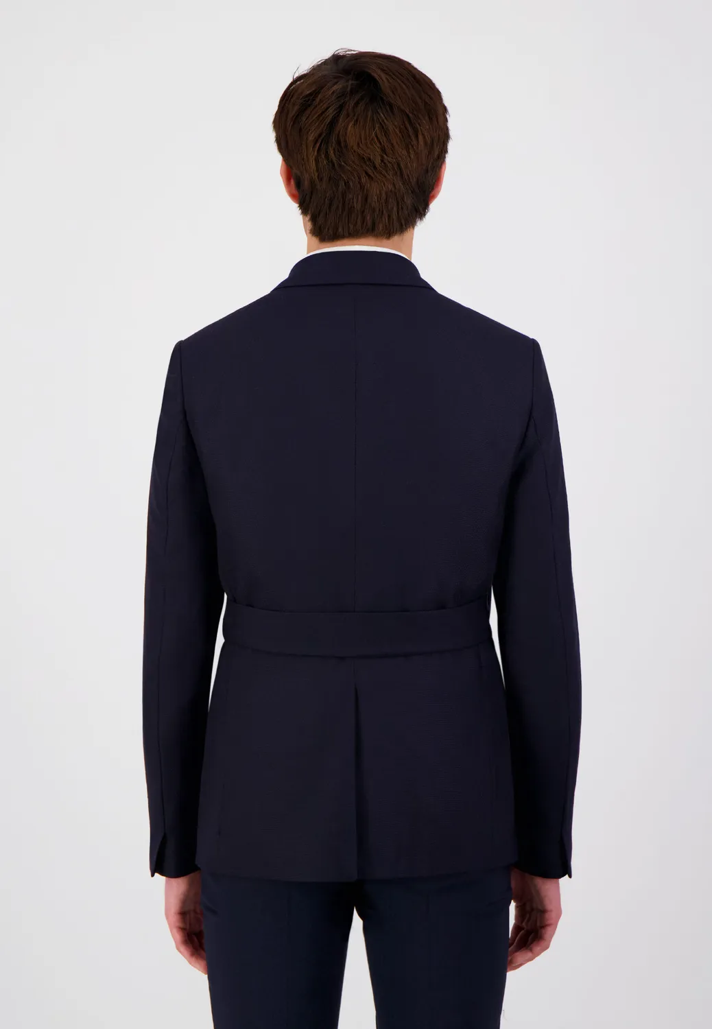 Pierre Talamon Belt veste homme bleu marine