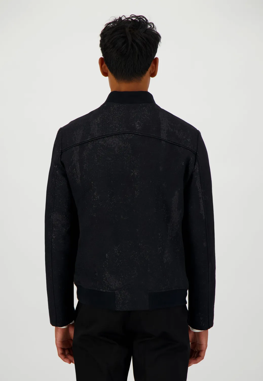 Pierre Talamon Nuit Noire teddy noir col montant