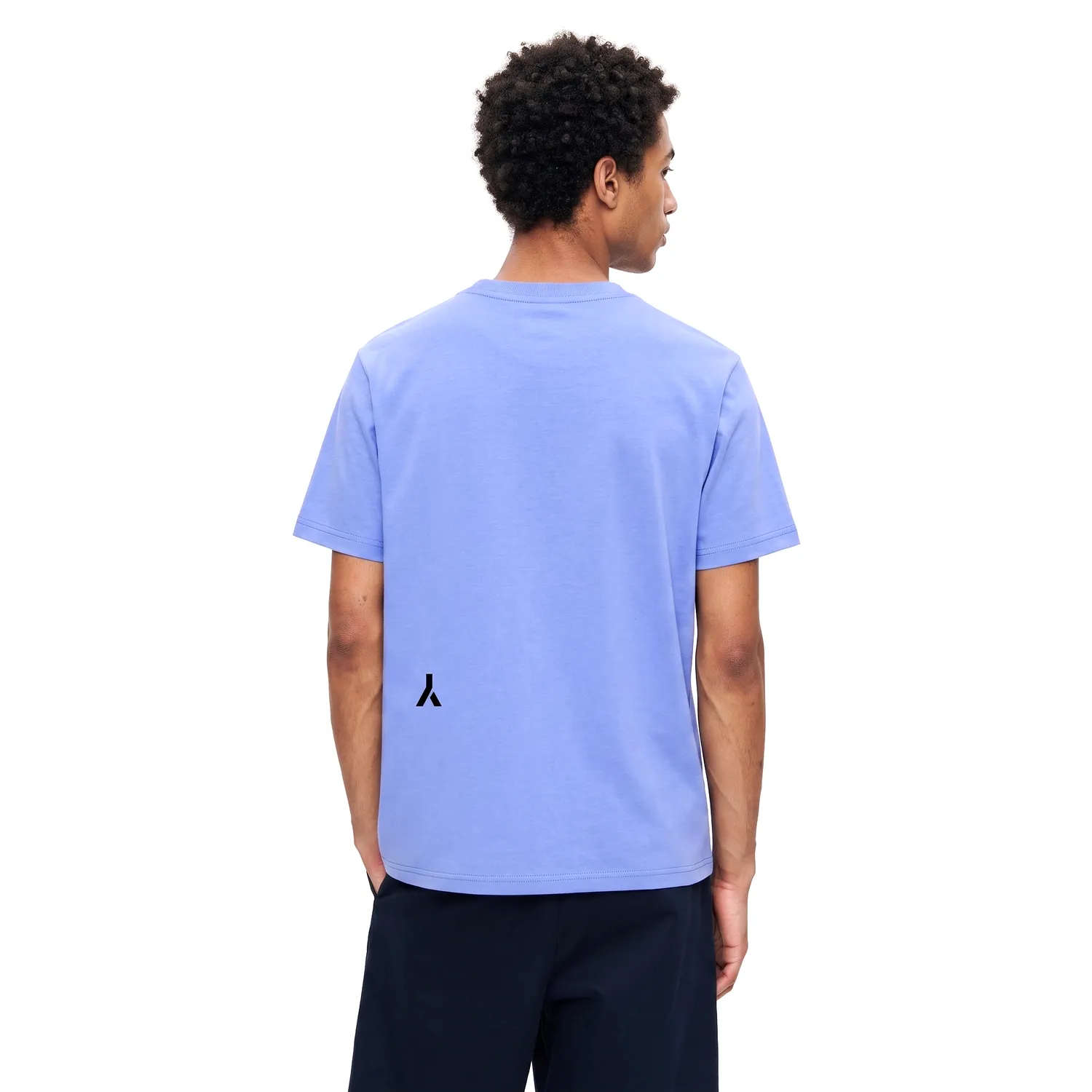INSPYRATIONS Y EMBLEME t-shirt bleu horizon coton bio