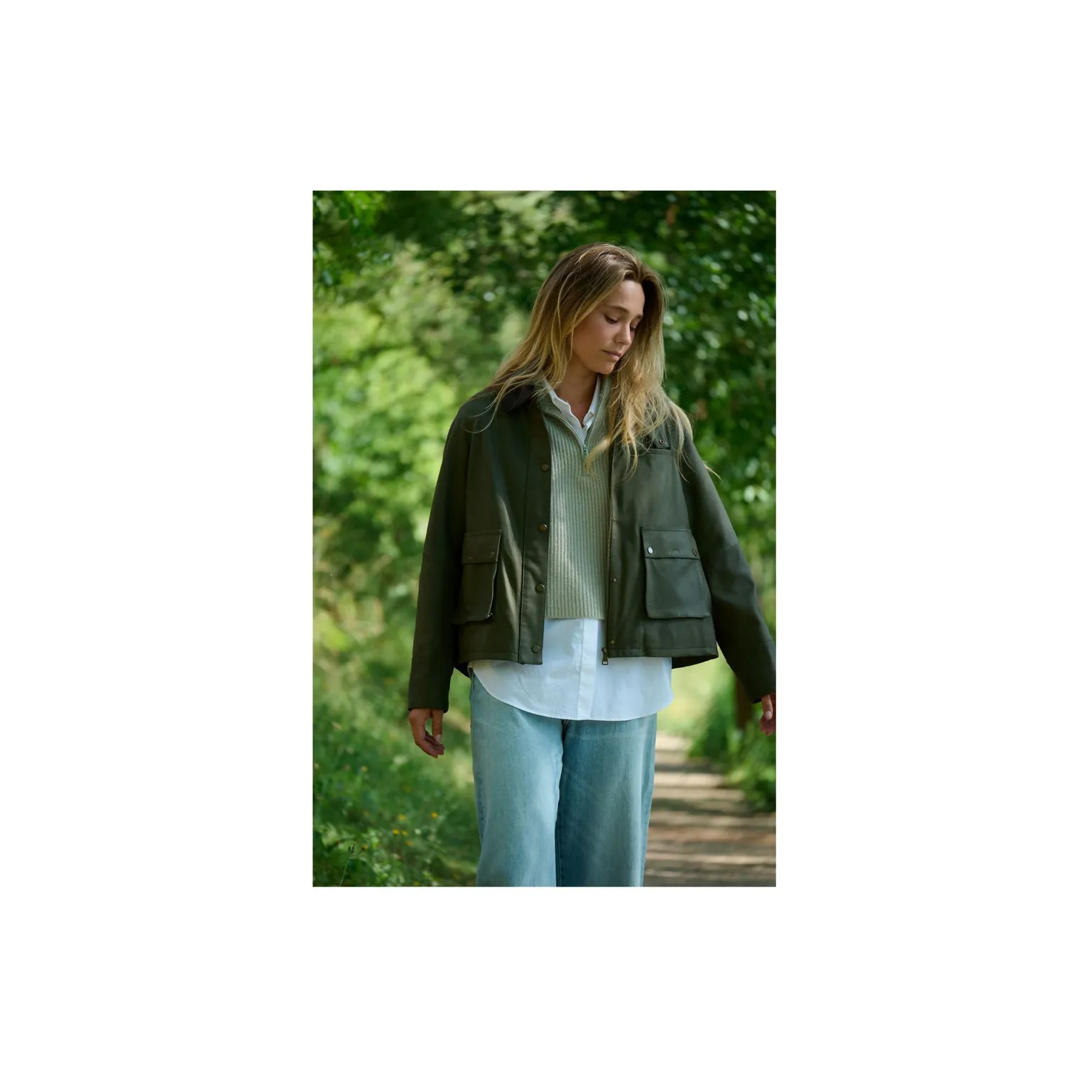 Oakwood Missouri 65076 veste cuir kaki