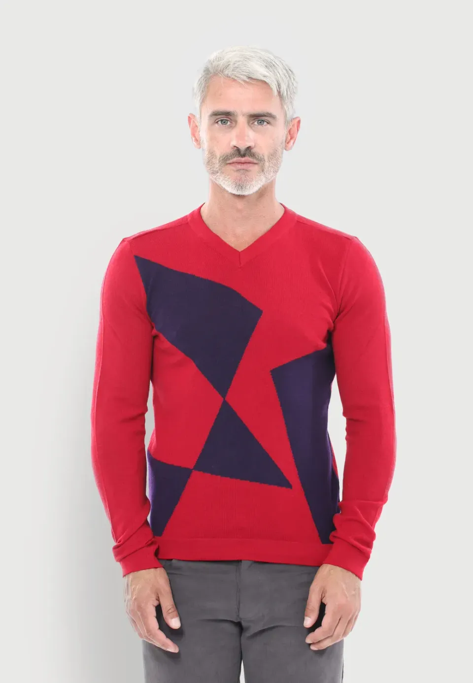 Pierre Talamon Brook pull rouge