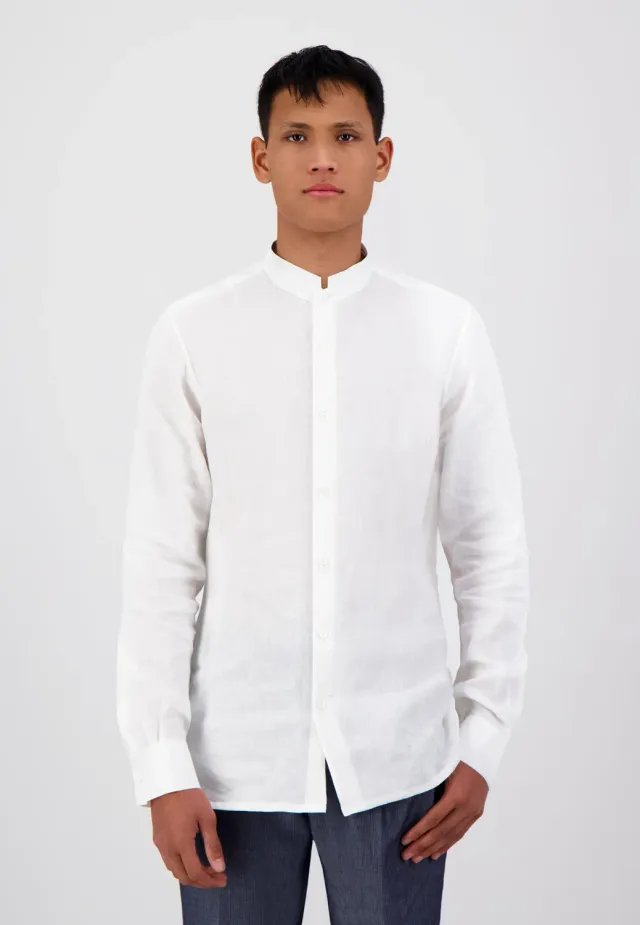 Pierre Talamon Double Mao chemise col mao homme