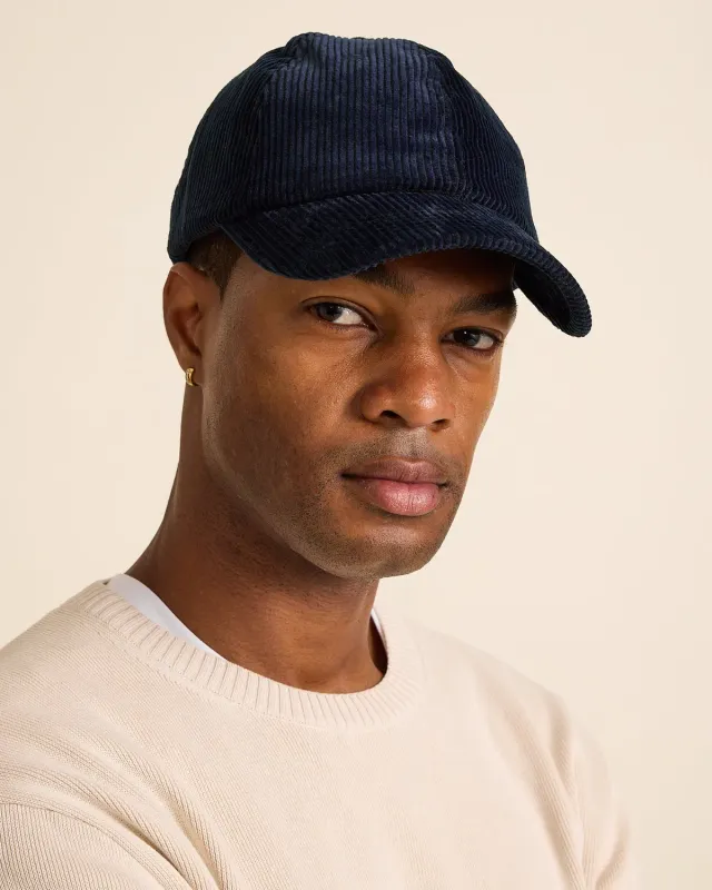 Cotélé Paris casquette velours navy taille unique