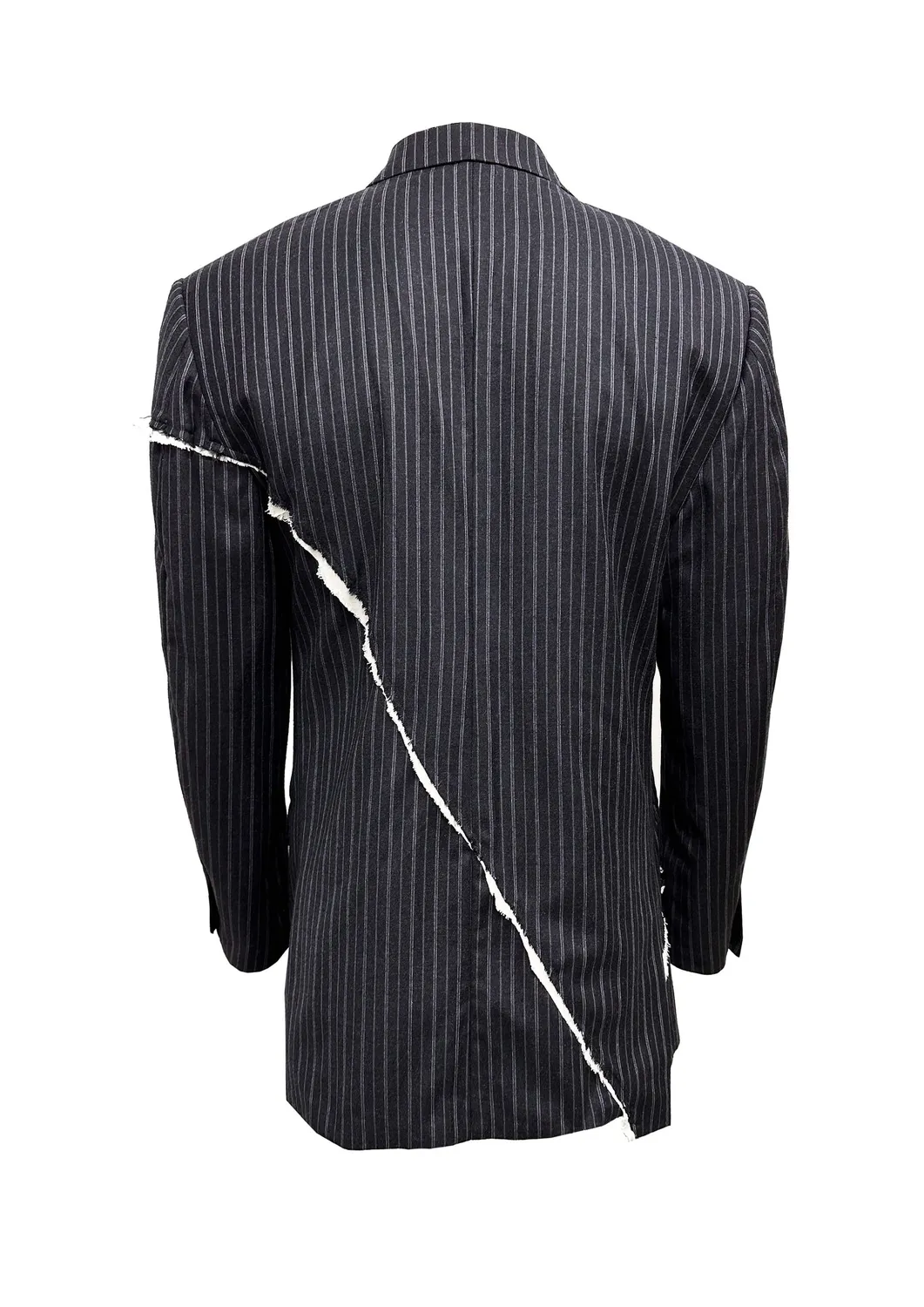 Paolo Leduc El Santo Leduc blazer laine bleu marine rayé