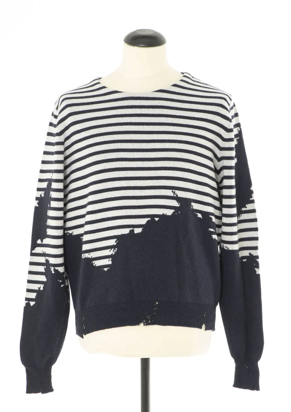 Paolo Leduc Drunken Sailor pull laine bleu marine