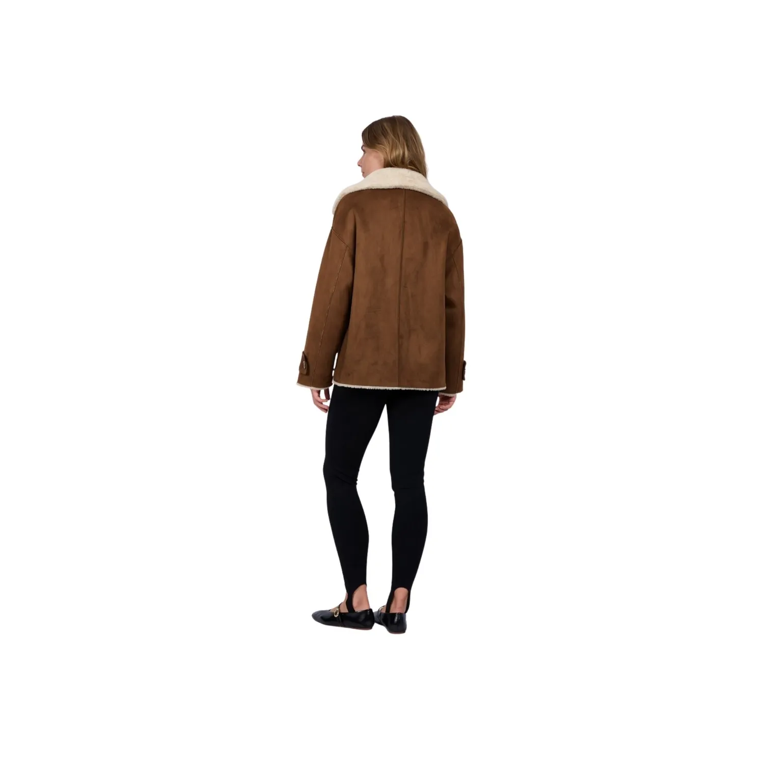 Oakwood Mundi 65254 veste fausse fourrure marron clair