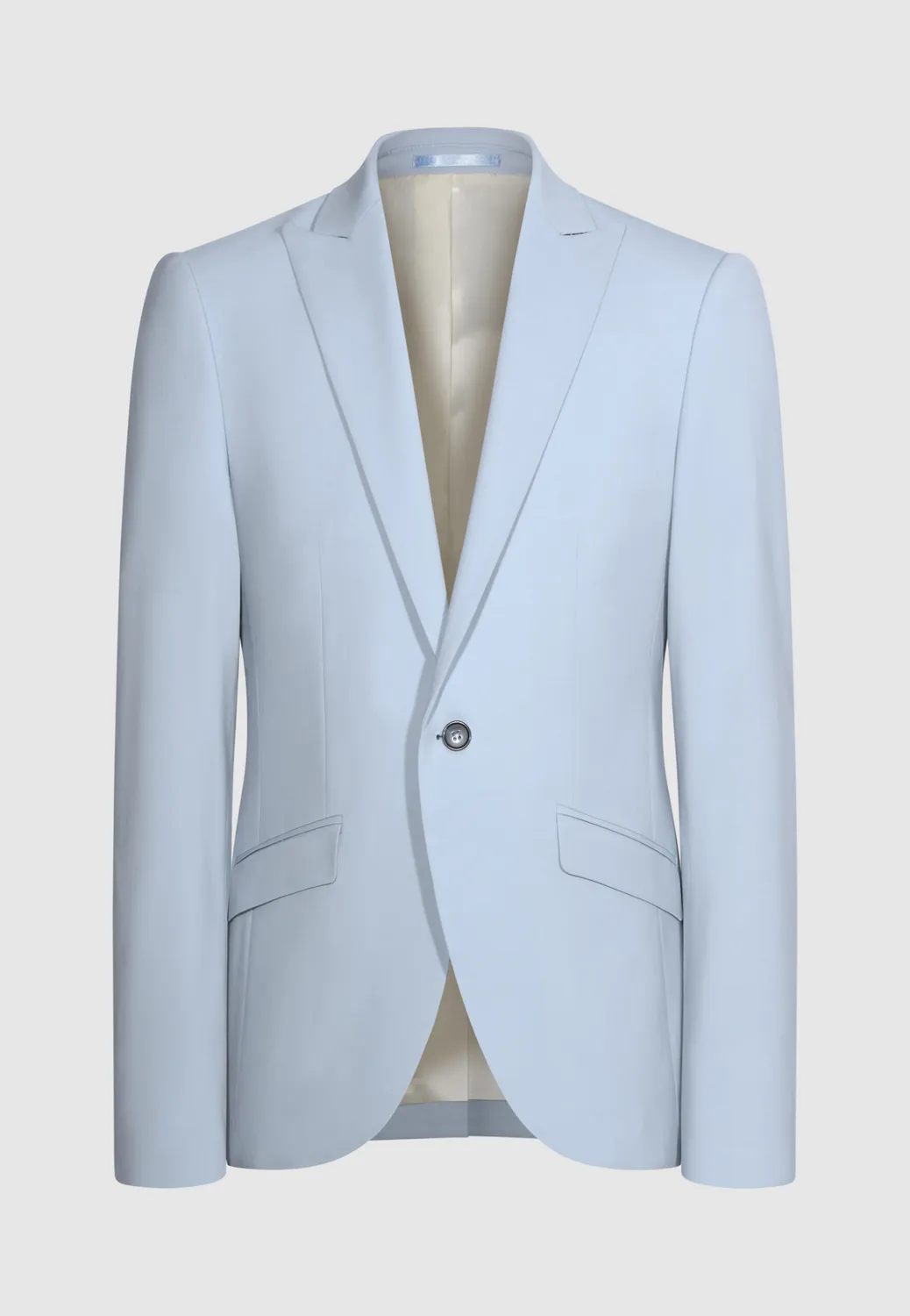 Pierre Talamon Costume bleu ciel laine 2 pièces