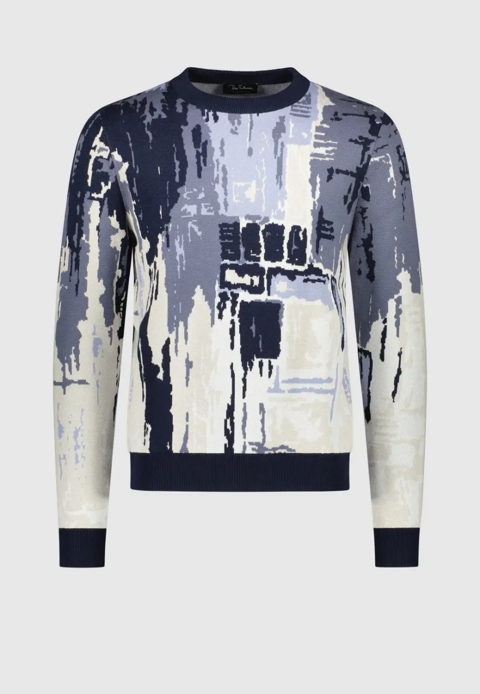 Pierre Talamon Paysage pull bleu