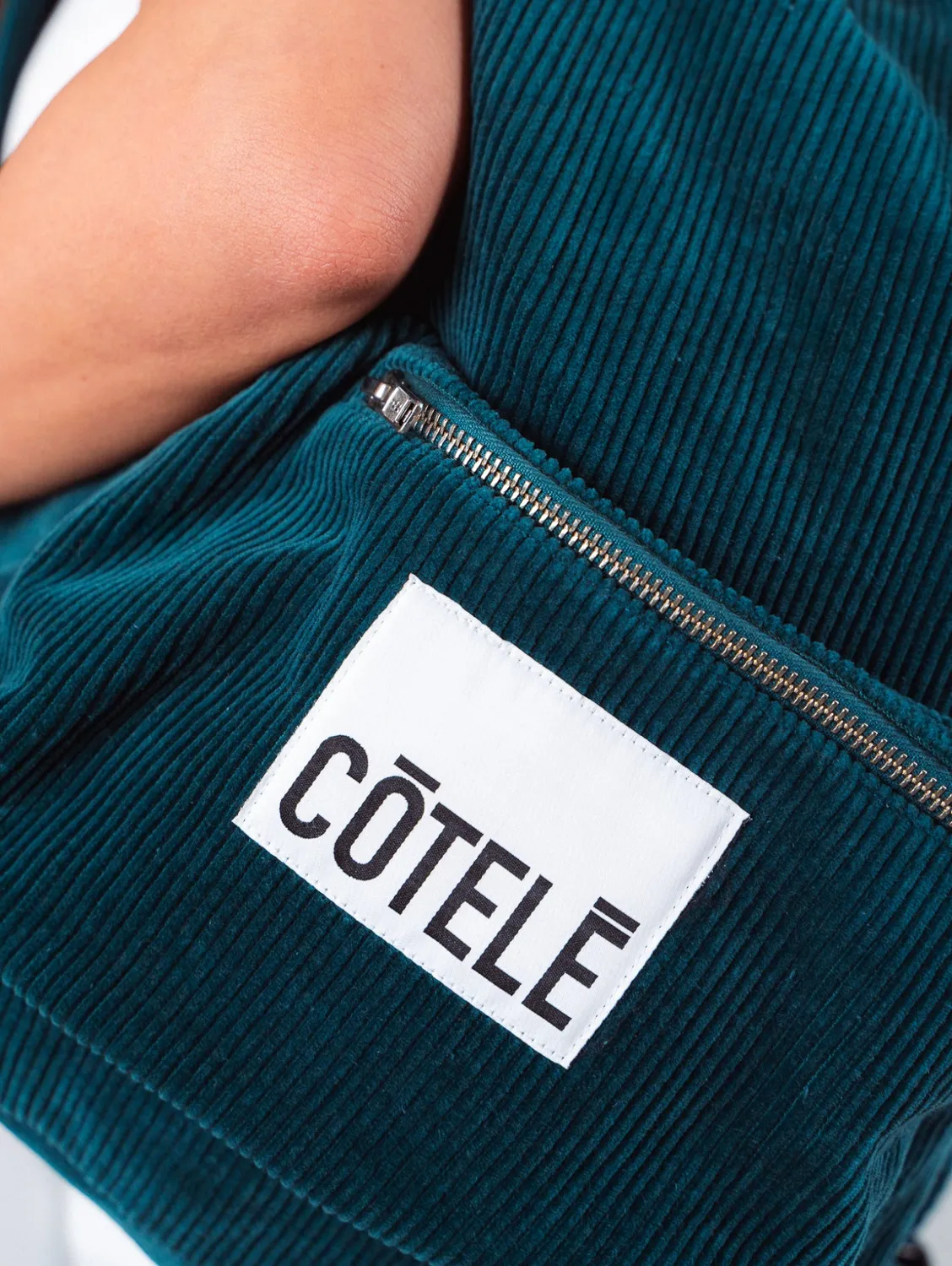 Cotelé Paris Backpack Pétrole TU coton bio