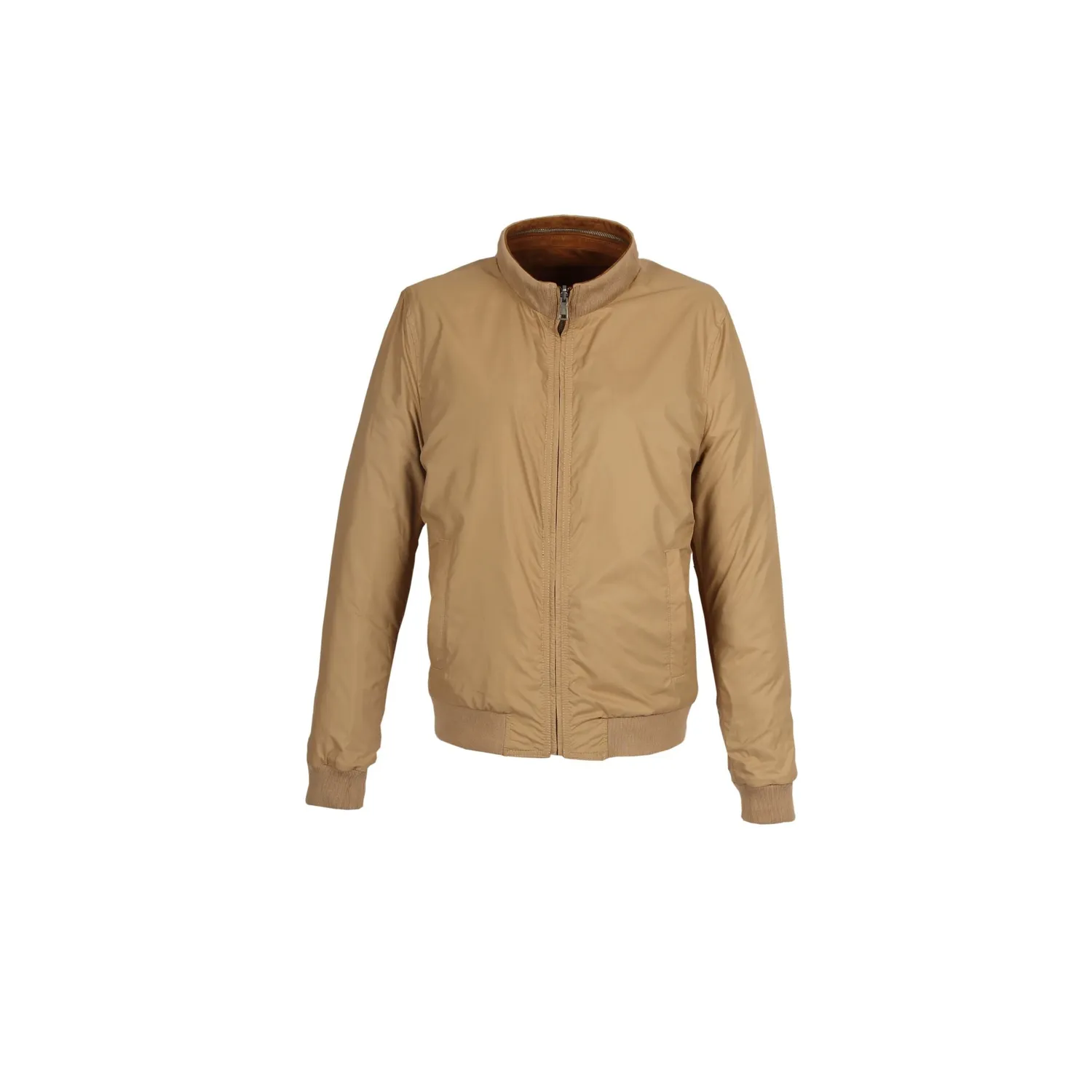 OAKWOOD Dylan 65208 blouson cuir cognac-camel réversible