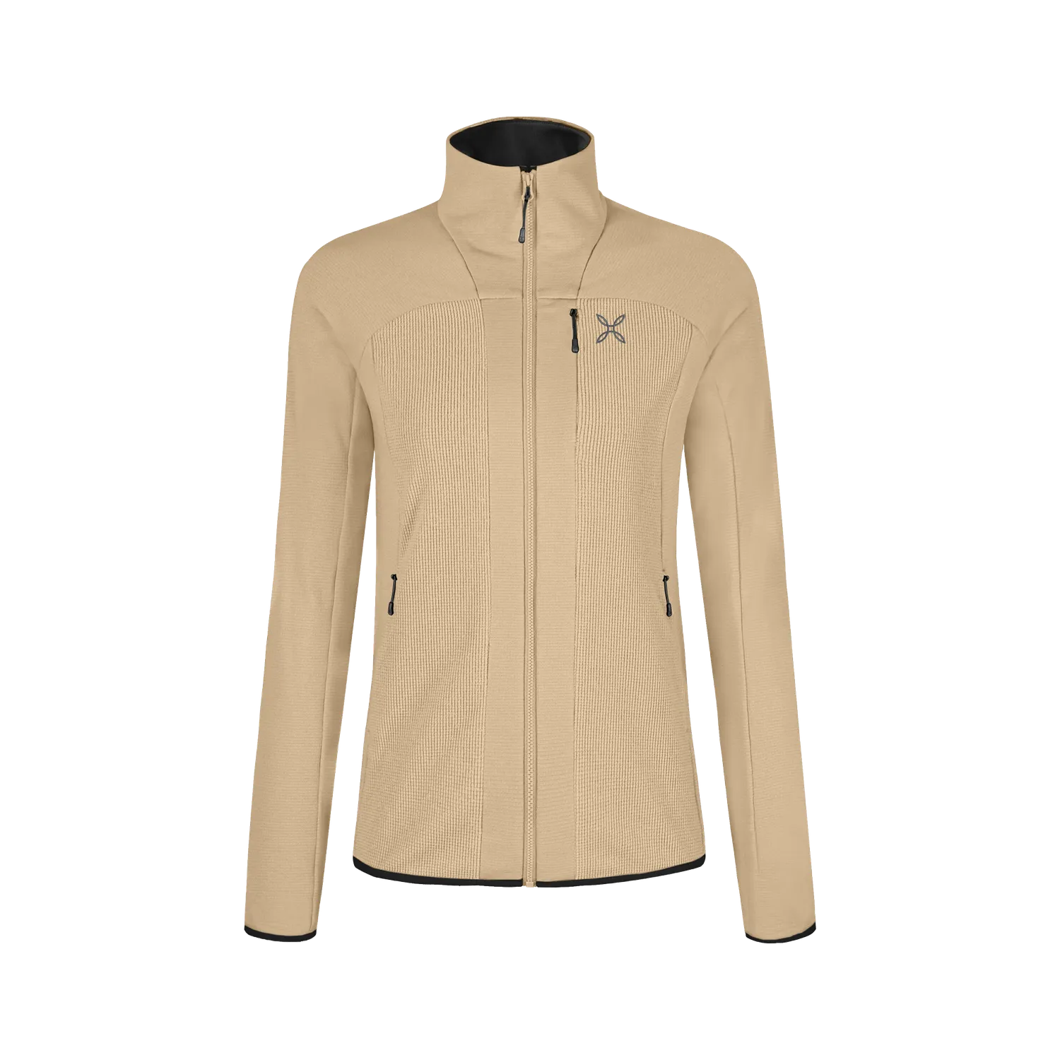 Montura Stretch 2 Maglia polaire femme zip noir recyclé