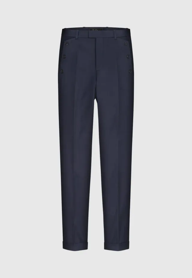 Pierre Talamon Xavier pantalon bleu marine