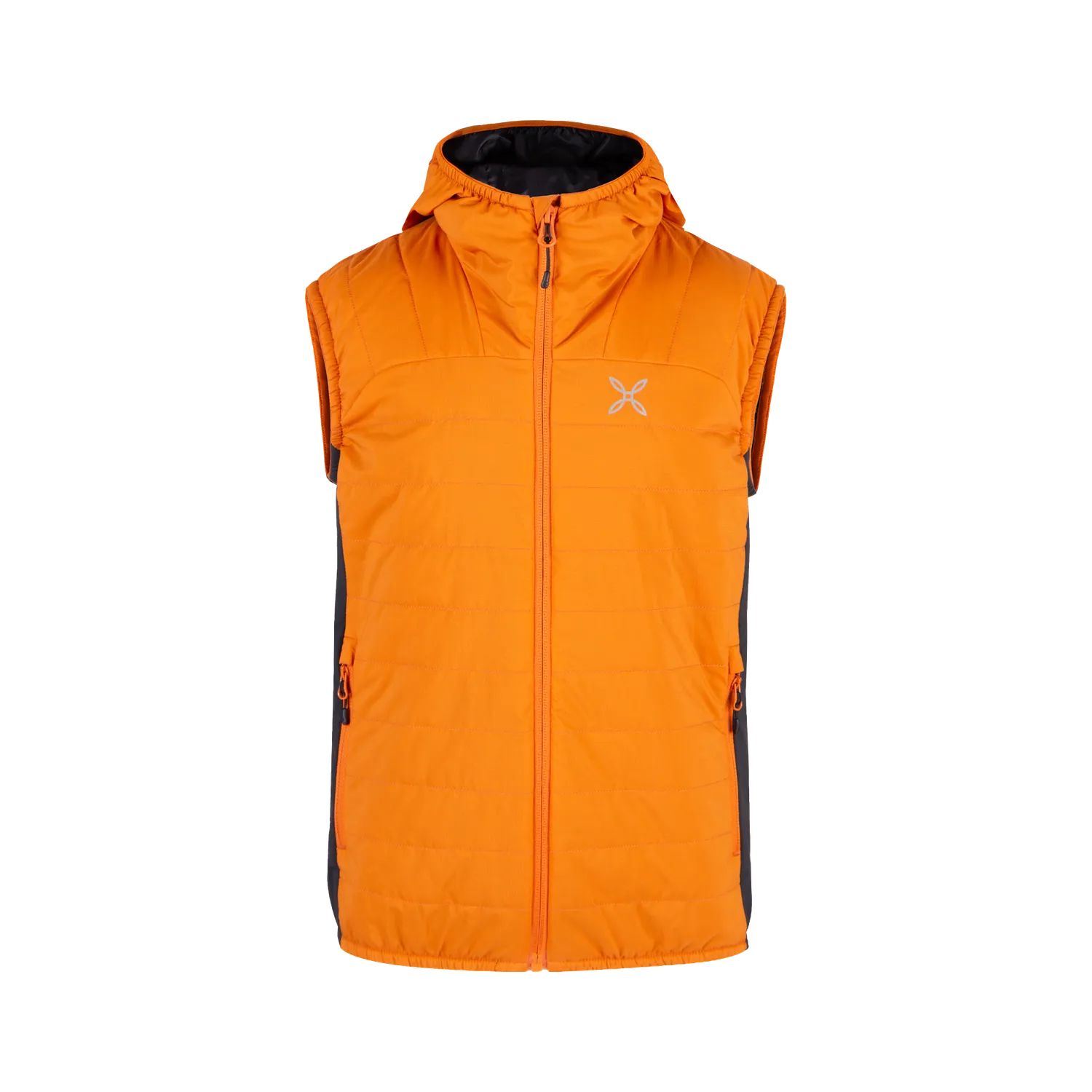 Montura Space Light gilet matelassé enfant noir/vert lime