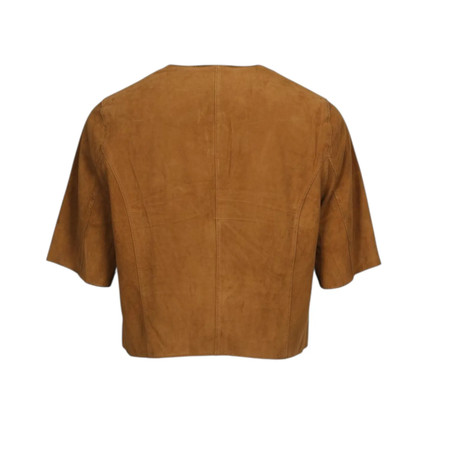 Oakwood Keira 65204 veste cuir cognac boléro