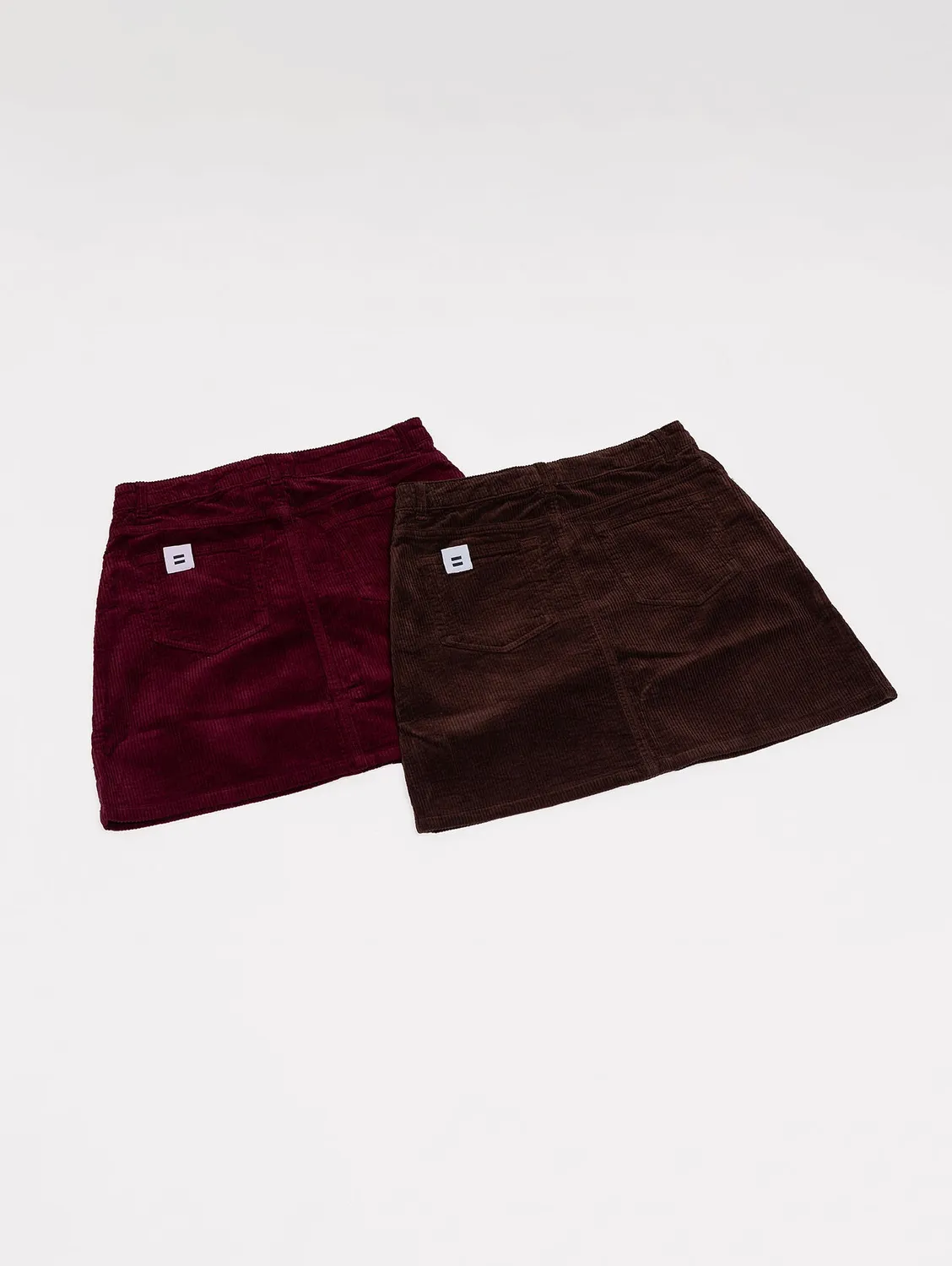 Cotelé Paris Tiny jupe chocolat velours coton bio