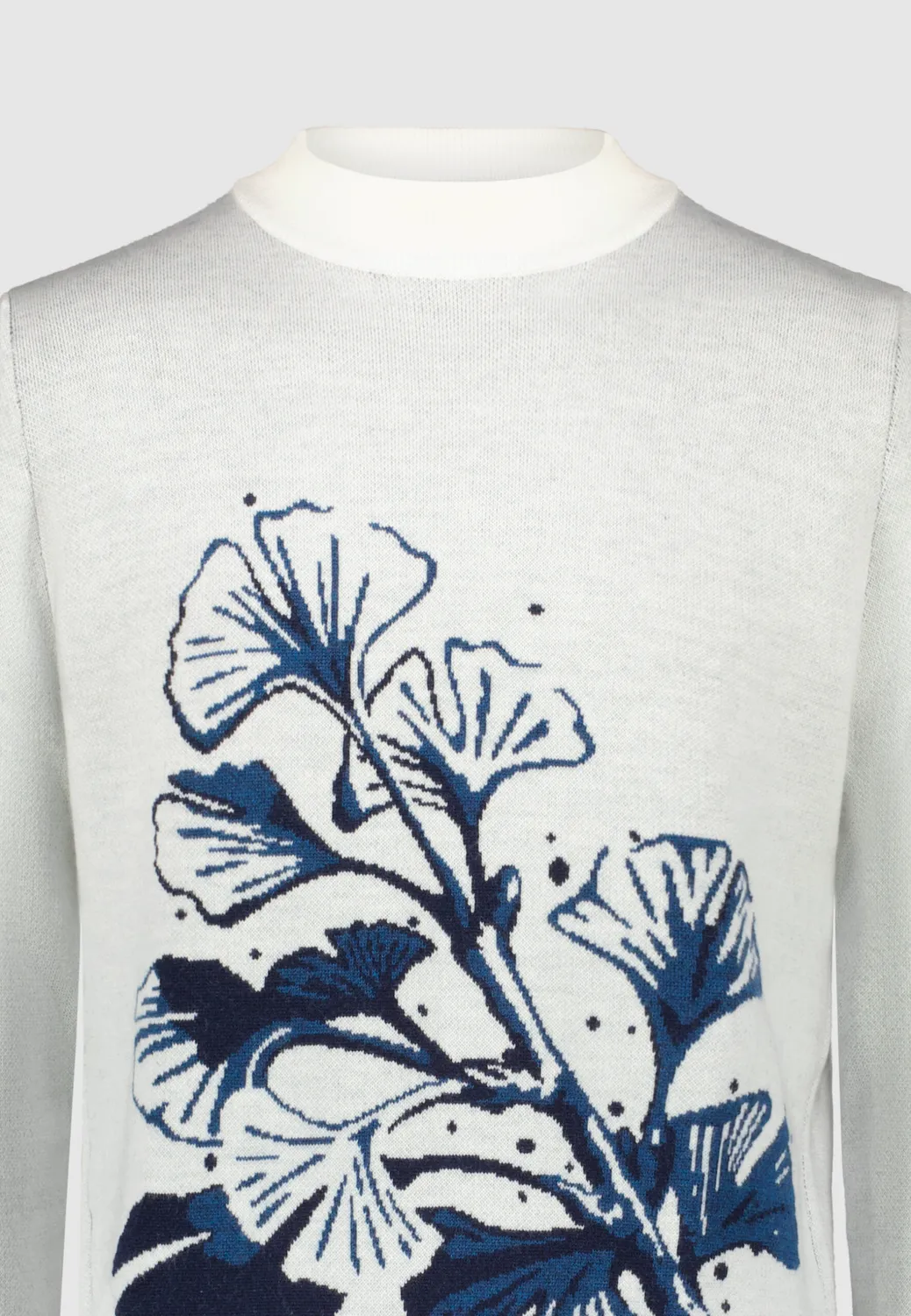 Pierre Talamon Ginkgo pull blanc hiver