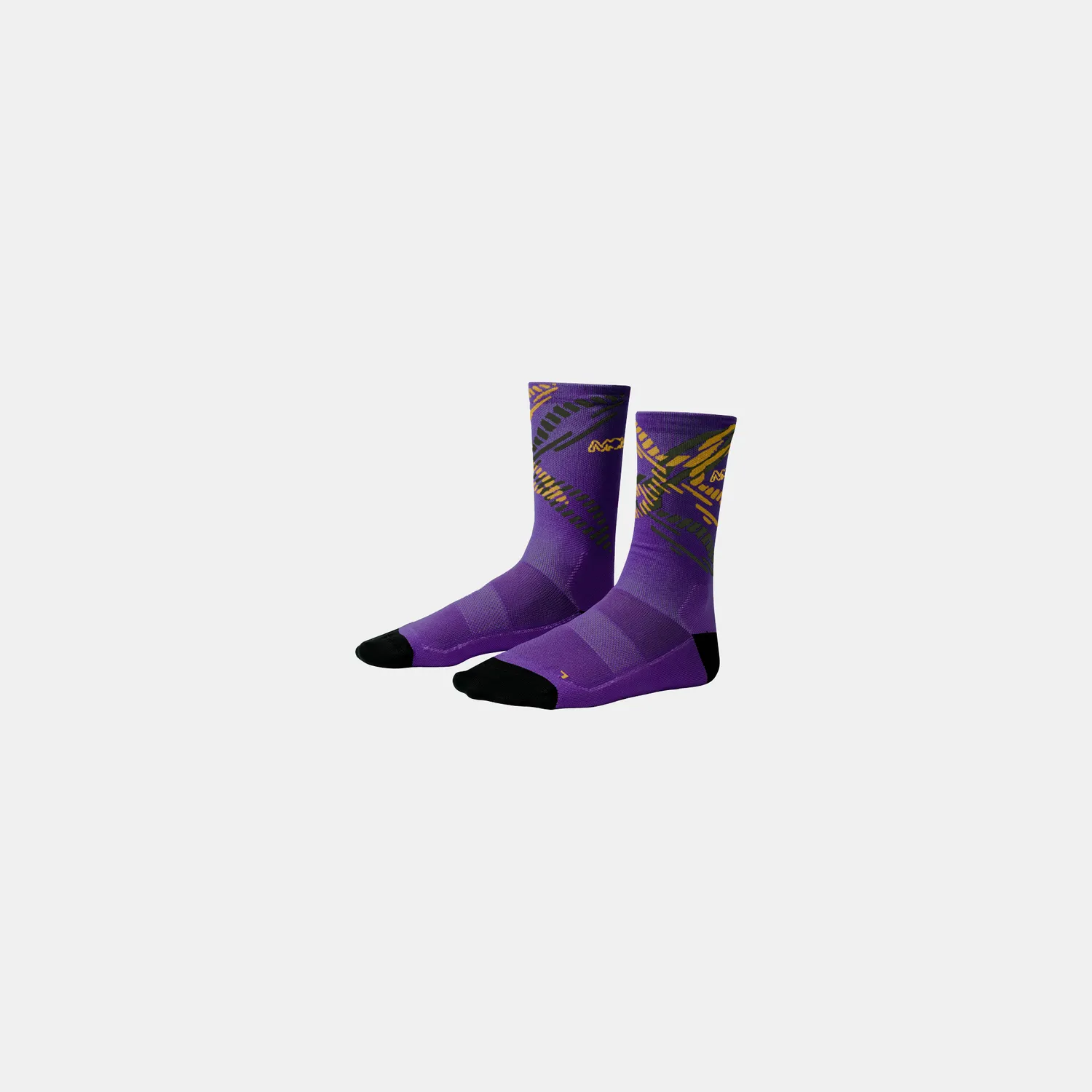 Montura Graphic Logo chaussettes Vibe Green M-L respirantes
